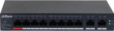 Produktbild Dahua Switch||CS4010-8GT-110|Type L2|Desktop/pedestal|8x10Base-T / 100Base-TX / 1000Base-T|PoE ports 8|DH- (10 Ports)
