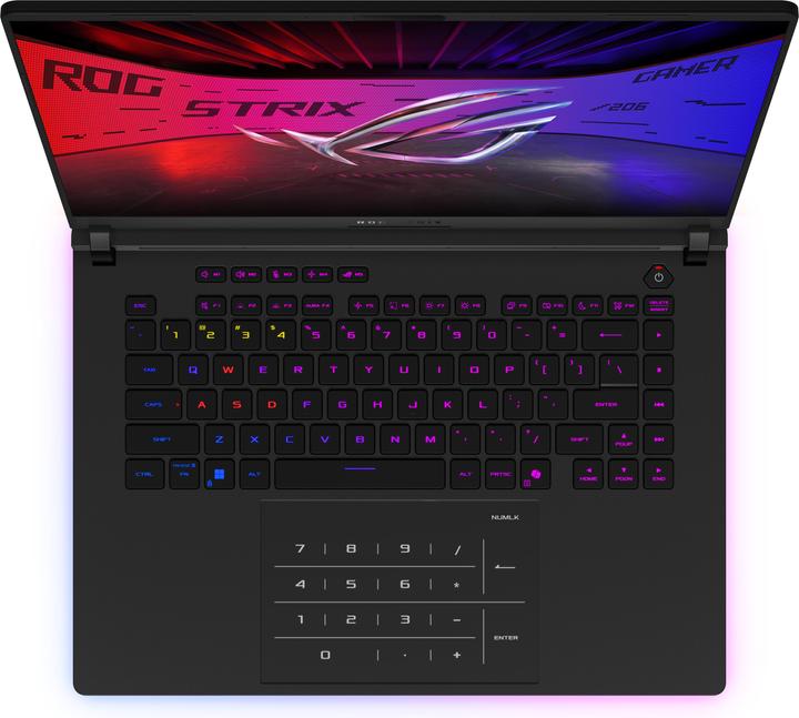 Actual product image ASUS ROG Strix Scar 16 RTX 5070 Ti (16", Intel Core Ultra 9 275HX, 32 GB, 1000 GB, DE)