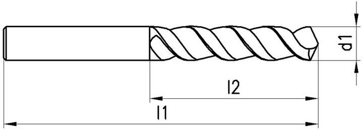 Actual product image Titex Twist drill (3.4 mm)