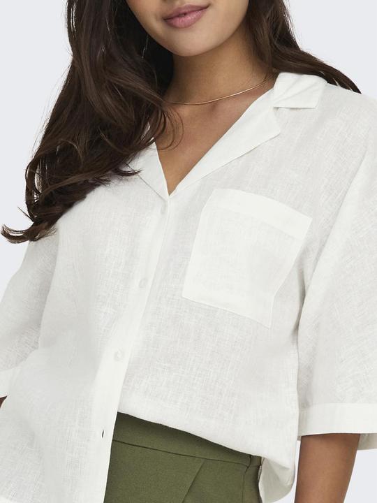 Image du produit Only Coupe normale Col chemise Coupe volumineuse des bras Chemise (L)