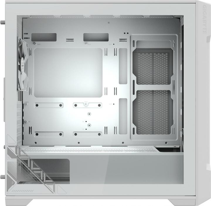Productafbeelding Gigabyte C102GI PC Case Volledig Gehard Glas Zijpaneel Met 2xUSB 3.0 Voorgeïnstalleerd twee 120mm f (Mini-ITX)