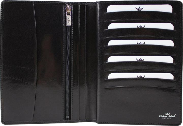 Actual product image Golden Head Colorado wallet RFID leather 11.5 cm