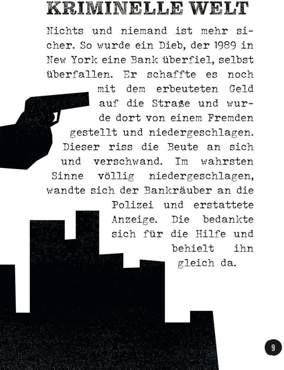 Immagine prodotto È divertente perché è VERO CRIMINE - Crimini veri, più stupidi di quanto la polizia permetta (Tedesco, Siegfried Tesche, 2022)