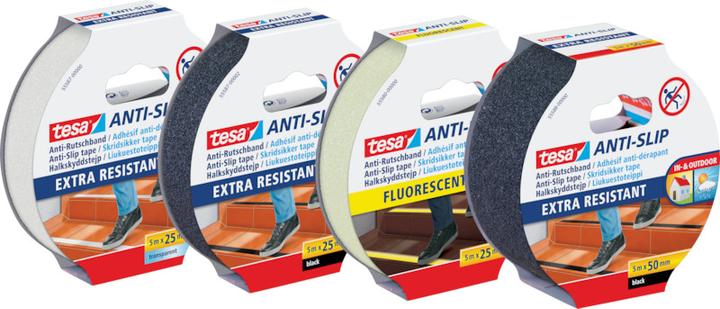 Immagine prodotto tesa Nastro antiscivolo, nastro adesivo antiscivolo per interni ed esterni (25 mm)