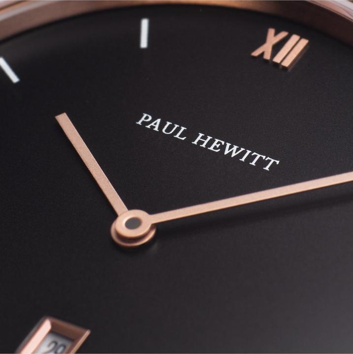 Image du produit Paul Hewitt Praia Black Sea Rose Gold Mesh (Montre analogique, 33 mm)