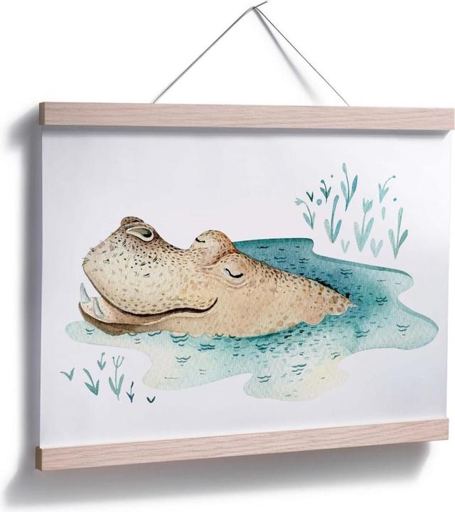 Produktbild Trenddeko Kvilis - Hippo (80 x 60 cm)