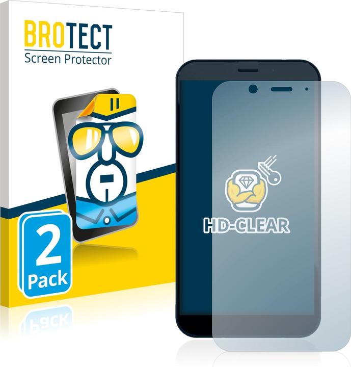 Actual product image BROTECT Screen Protector Clear (2 Piece, Shift SHIFT6m)