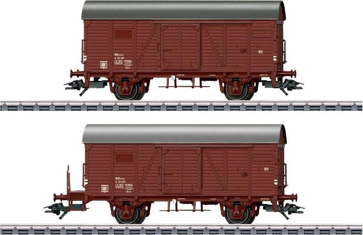 Märklin 46067 H0 2er-Set gedeckter Güterwagen Kassel der NSB (Spur H0)