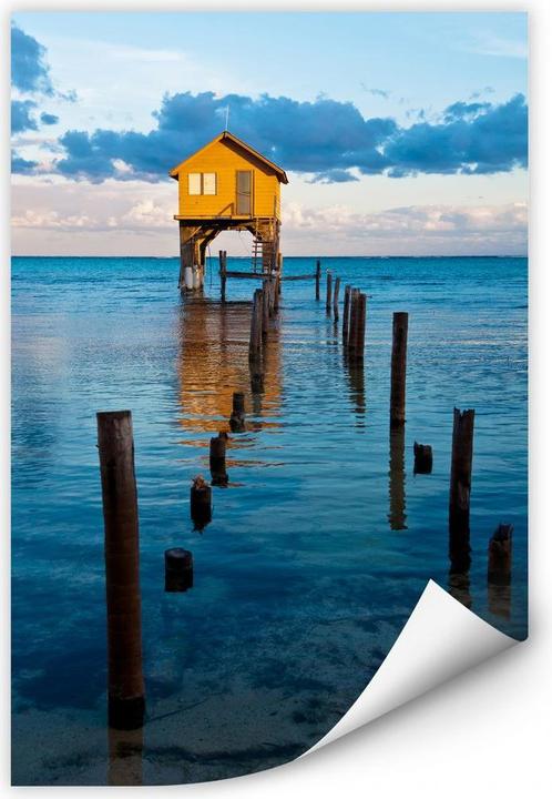 Produktbild Trenddeko Haus auf dem Meer (100 x 150 cm)