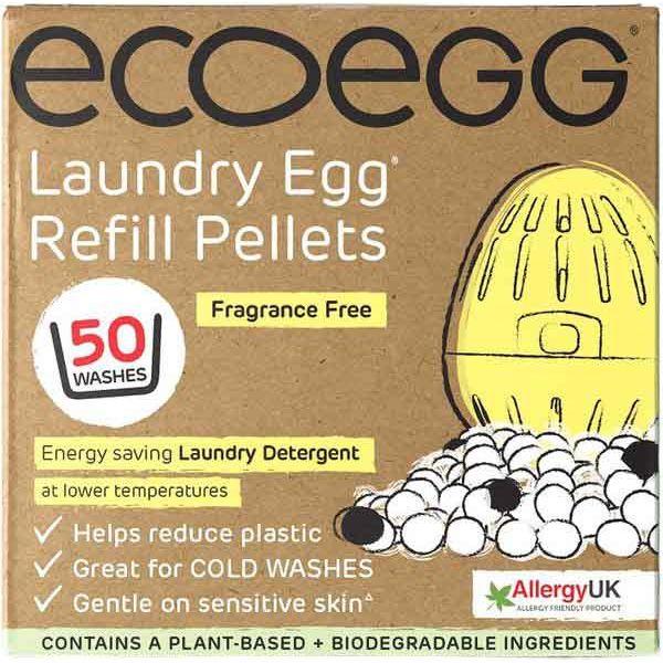 Actual product image Ecoegg Waschei Refill Fragrance Free (50 Washing cycles, Pearls)
