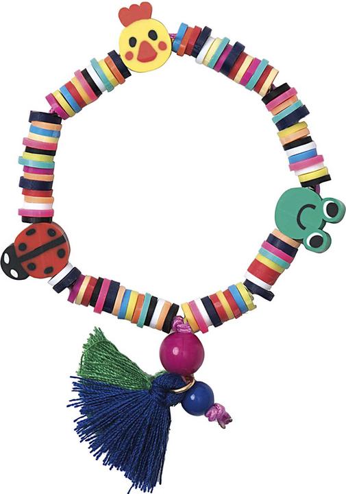 Image du produit Rico Set de bracelets en mini perles, multicolore Matériel pour 1 bracelet (Nylon, Matières plastiques)