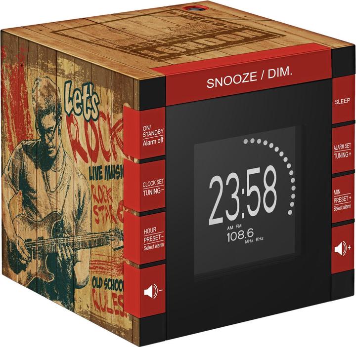 Bigben Radio Réveil avec projecteur