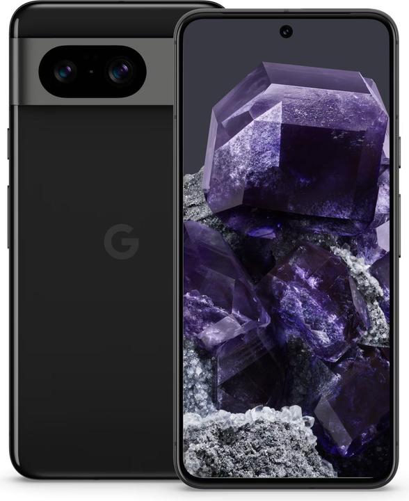 Google Pixel 8 (256 GB, Obsidian, 6.20", SIM + eSIM, 50 Mpx, 5G)