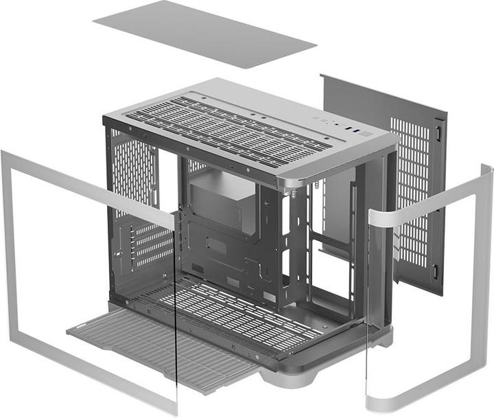 Actual product image 1stplayer UV6-WH (Mini-ITX, mATX)