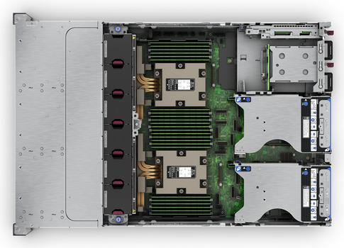 Produktbild HPE ProLiant DL385 Gen11, 3 GHz, 9124, 32 GB, DDR5-SDRAM, 1000 W, Rack (2U) (Amd Epyc 9124, 32 GB, Rack Server)