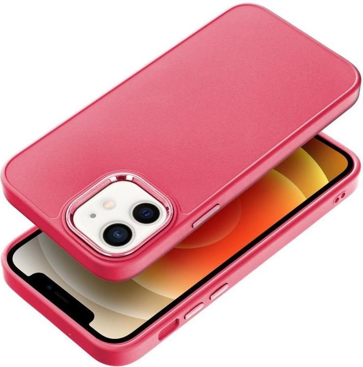 Image du produit OEM Back panel cover FRAME Case for IPHONE 12 / 12 Pro magenta (Apple iPhone 12, Realme 12 Pro+)