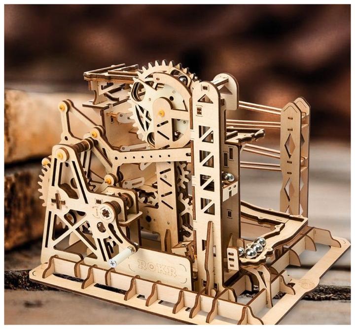 Actual product image Rokr Wooden marble run kit : Explorer (260 pieces)