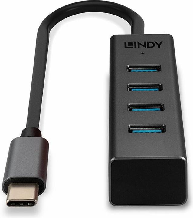 Actual product image Lindy USB 3.2 Type C Hub 4 Port (USB-C, 4 Ports)