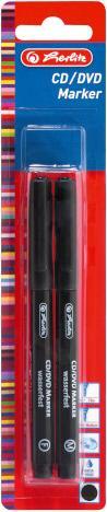 Produktbild Herlitz CD/DVD Marker (Schwarz, 2 x)