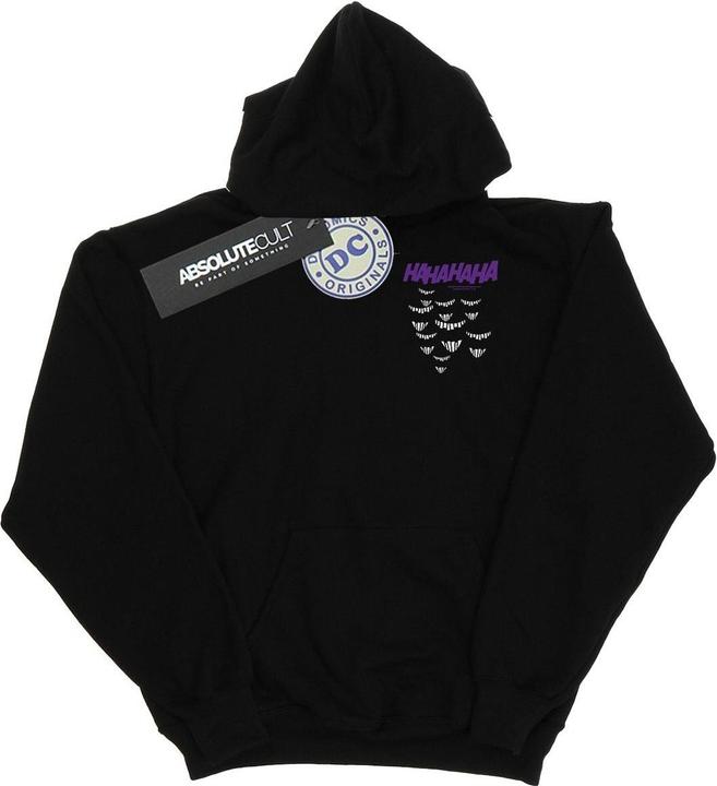 Batman Joker Lächeln Brust drucken Hoodie