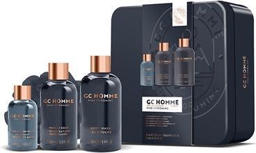 Grace Cole Körperpflege-Geschenkset in der Blechdose - Schwarzer Pfeffer & Mandarine, 4 Stück (Körperpflegeset)