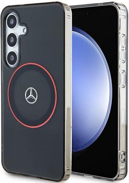 Actual product image Mercedes MEHMS23HUORK S921 czarny/black hardcase Double Layer W/ Red MagSafe (Samsung Galaxy S24)