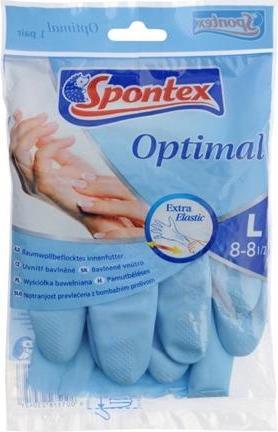 Actual product image Spontex Latex Gloves Optimal L (1 pcs.)