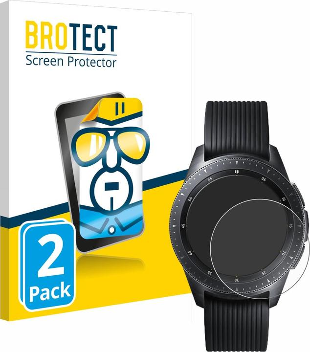 Produktbild BROTECT Schutzfolie Displayschutz Klar (2 Stück, Galaxy Watch (42mm))