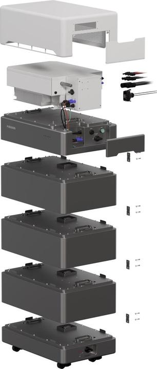 Actual product image Weess ZUGSPITZE home energy storage system with 10KW inverter (10000 Wh, 181 kg)