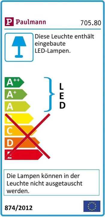 Energie-Label Paulmann MaxLED 500 Stripe Set (Tageslicht, 300 cm, Indoor)