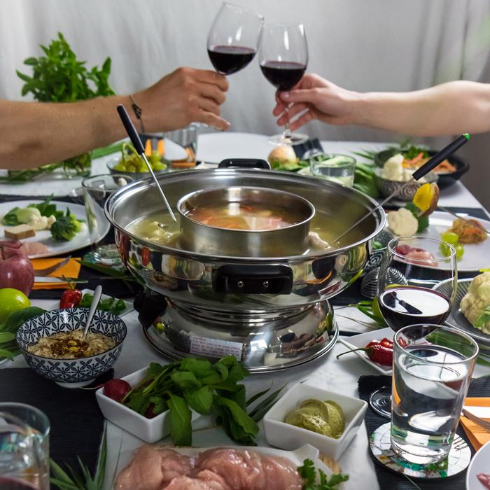 Actual product image Rotel Mongolian pot (Chinoise Fondue)