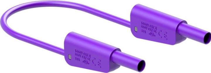 Actual product image Stäubli SLK-4A-S10 Measuring cable ( - ) 100 cm Violet 1 pc.