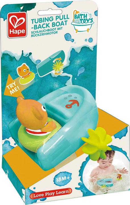 Produktbild Hape Schlauchboot mit Rückziehmotor