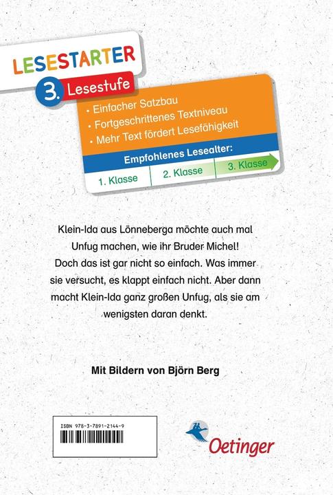 Immagine prodotto Als Klein-Ida auch mal Unfug machen wollte (Tedesco, Astrid Lindgren, Montagna Björn, Anna-Liese Kornitzky, 2020)
