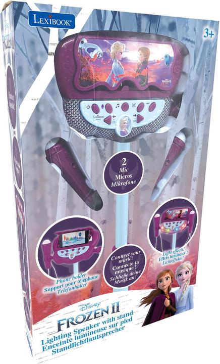 Immagine prodotto Lexibook S160FZ Disney Frozen La Regina dei Ghiacci Stand Luce Altoparlanti per Bambini, Gioco Musicale