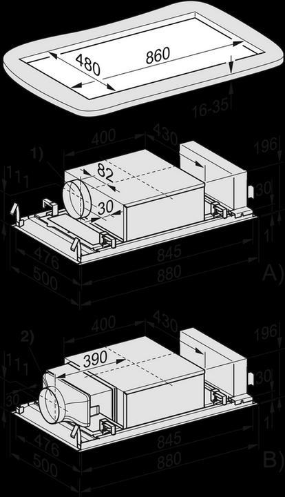Produktbild Miele DAC 2940 Stella (Deckenlüfter)