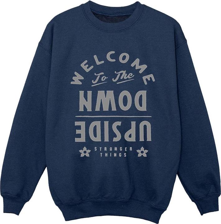 Produktbild Netflix Stranger Things Welcome To Upside Down Sweatshirt Jungen (152, 158)