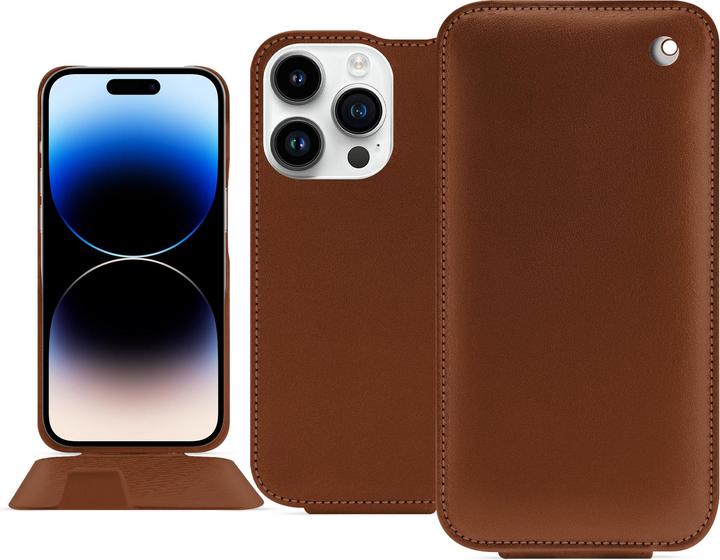 Productafbeelding Noreve Verticale jas van kalfsleer (Apple iPhone 15 Pro)