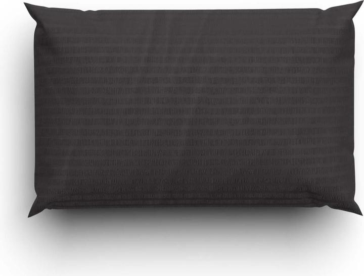 Image du produit Lotus Bettwaren Parure de lit en satin seersucker uni (Taie d'oreiller, 65 x 100 cm)