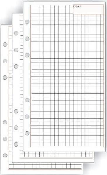 Produktbild Bind B-2610 - Systemeinlage Kariert mit 50 Blatt, Einlage im A6 Format, Notizen Ersatzeinlagen für b (A6)