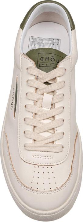 Actual product image Ghoud lido sneakers in ivory and green leather (42)