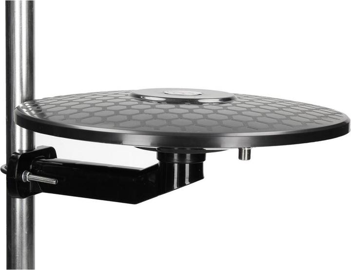 Produktbild INNE LP Omnidirektionale Aussenantenne für den terrestrischen DVB-T-TV-Empfang – schwarze Wiedyska (Parabolantenne, 33 dB, DVB-T / -T2)