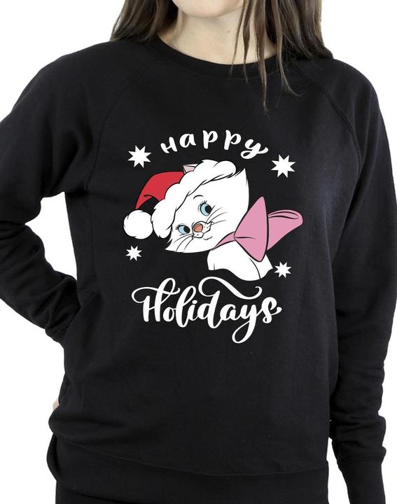 Actual product image Disney Womens/Ladies The Aristocats Happy Holidays Sweatshirt (M)