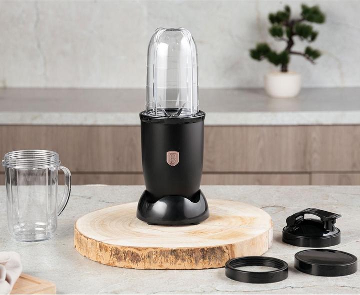Actual product image BerlingerHaus Multifunction blender with touch control, ice crusher, black rose gold, 400 W (400 W)