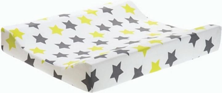 Changing mat lime Stars (72 x 50 cm)