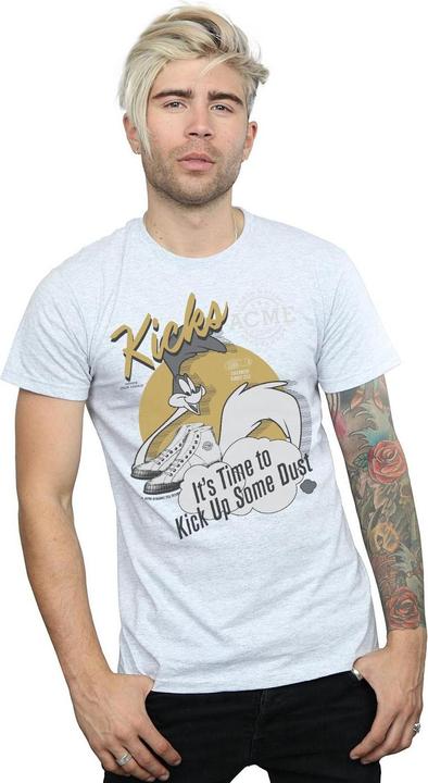 Actual product image Looney Tunes Mens Road Runner Kicks T-Shirt (S)