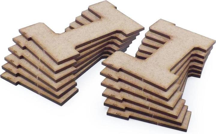 Actual product image Feldherr DIVS - 12 dividers for board game organiser (Wood)