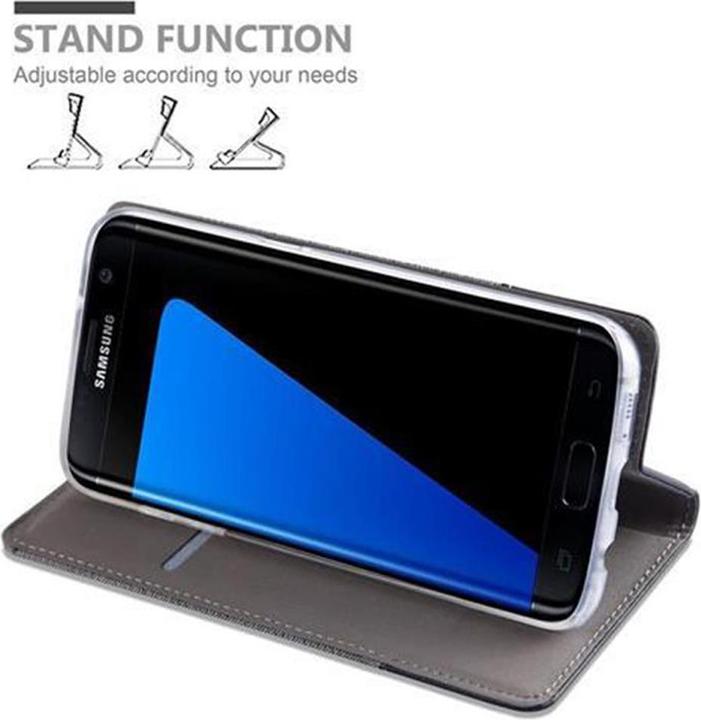 Actual product image Cadorabo Book Jeans Optics Cover (Samsung Galaxy S7 Edge)