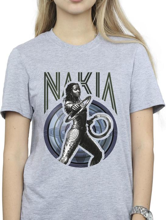 Image du produit - T-shirt WAKANDA FOREVER NAKIA SHIELD - Femme (XL)