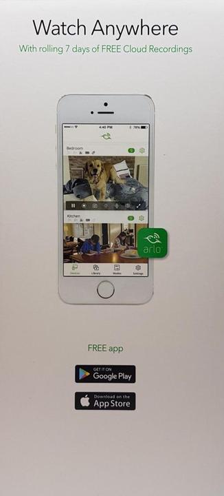 Actual product image Arlo VMS3230 set of 2 (1280 x 720 pixels)